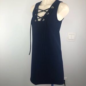 Peach Royal Navy Dress